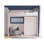 Παιδική κουκέτα WHITE STUDIO 8
